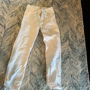 Agolde straight white jeans
